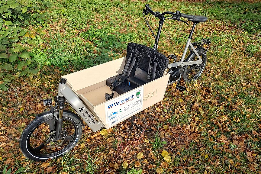 Lastenrad „Bärtierchen“ LEILA Lastenrad „Bärtierchen“ am Standort Grone, Familienzentrum „Petri-Haus“, Martin-Luther-Straße 22