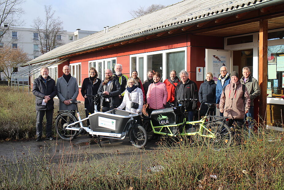Übergabe Lastenrad Nachbarschaftszentrum Grone Übergabe Lastenrad Nachbarschaftszentrum Grone
