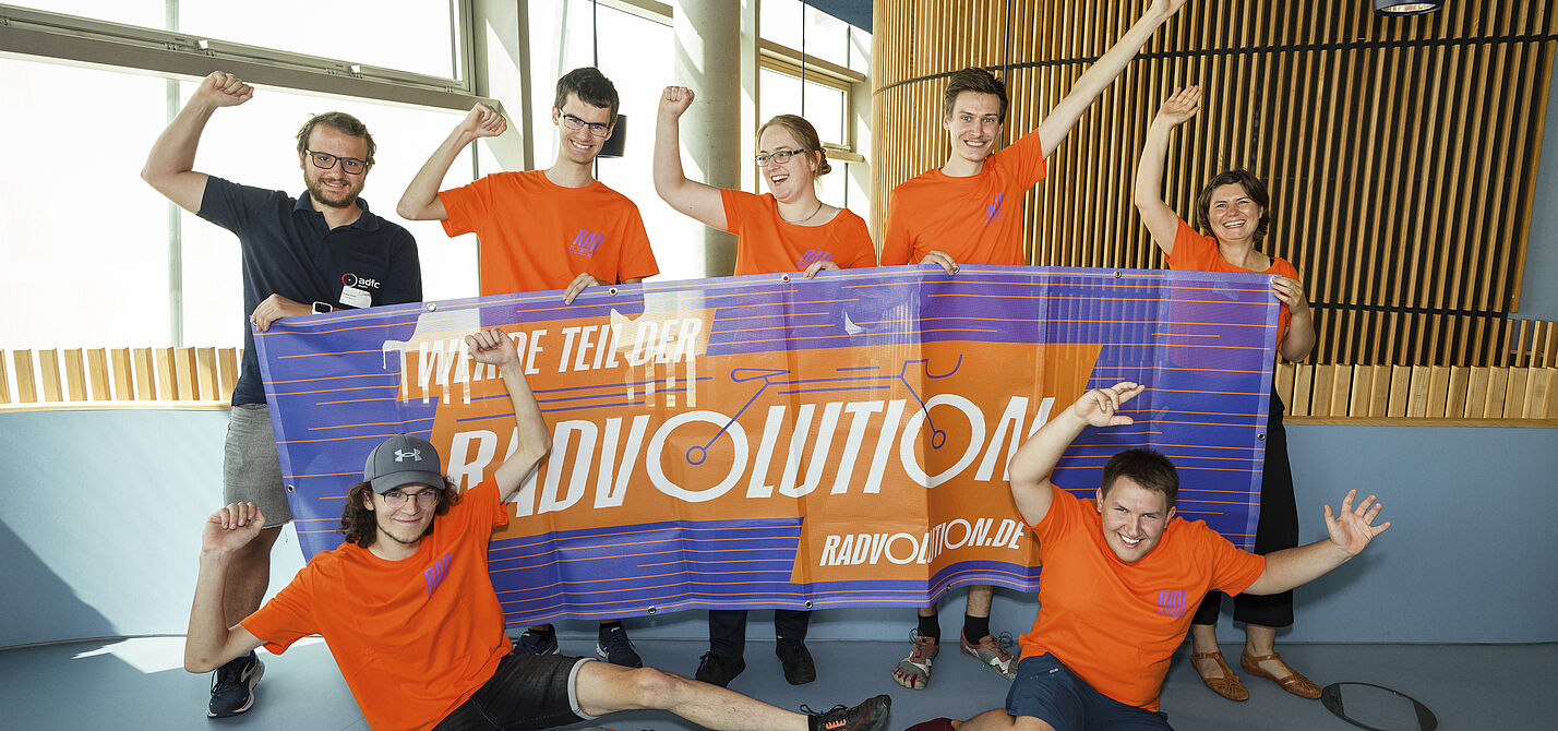 Die Arbeitsgruppe Junge Menschen macht mit bei der RadVolution!