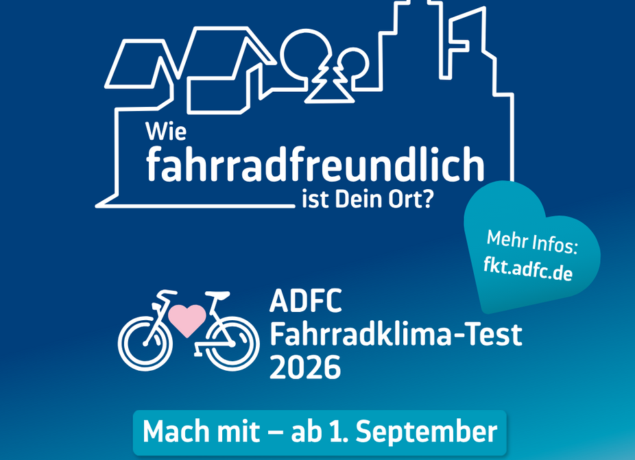 Save the Date: ADFC-Fahrradklima-Test // Grafik quadrat